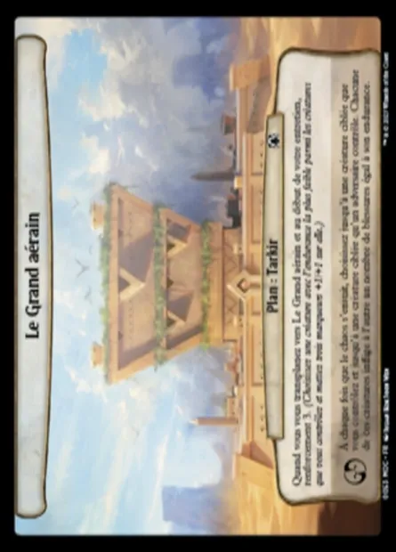 Le Grand aérain, carte Magic MOC 53 — extension March of the Machine Commander