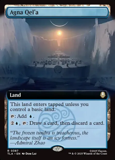 Agna Qel'a, Magic card TLA 387 — Avatar: The Last Airbender set