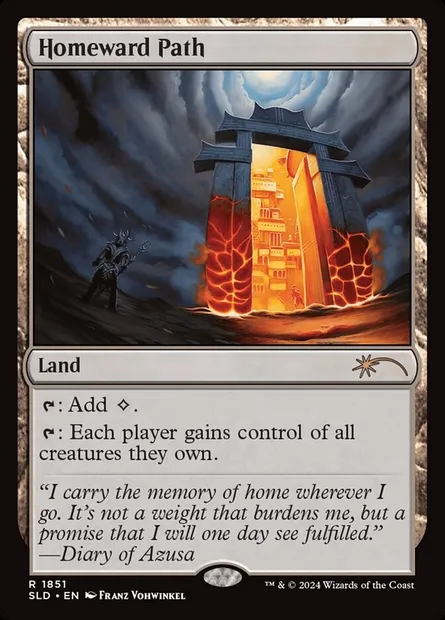 Homeward Path, Magic card SLD 1851 — Secret Lair Drop set