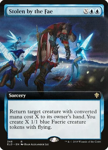 Stolen by the Fae, Magic card ELD 348 — Throne of Eldraine set