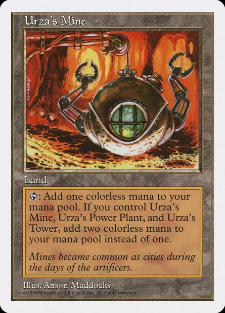 Urza's Mine, Magic card 5ED 427 — Fifth Edition set