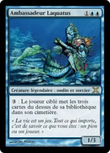 Ambassadeur Laquatus, carte Magic 10E 65 — extension Dixième édition