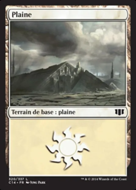 Plaine, carte Magic C14 320 — extension Commander 2014