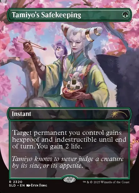 Sauvegarde de Tamiyo, carte Magic SLD 2320 — extension Secret Lair Drop