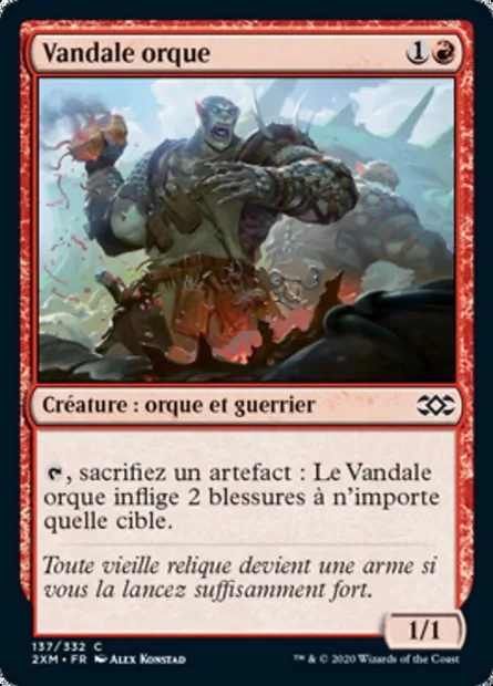 Vandale orque, carte Magic 2XM 137 — extension Double Masters