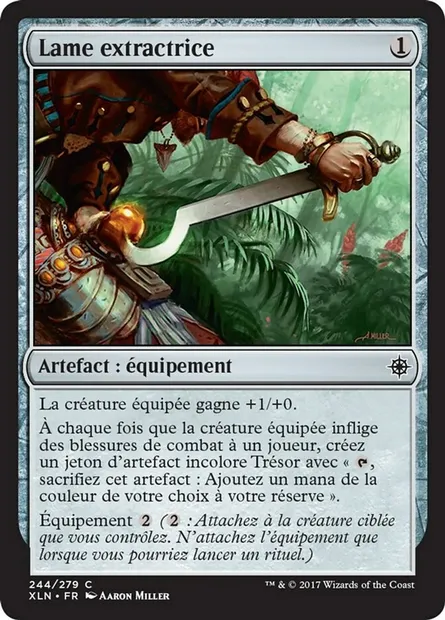 Lame extractrice, carte Magic XLN 244 — extension Ixalan