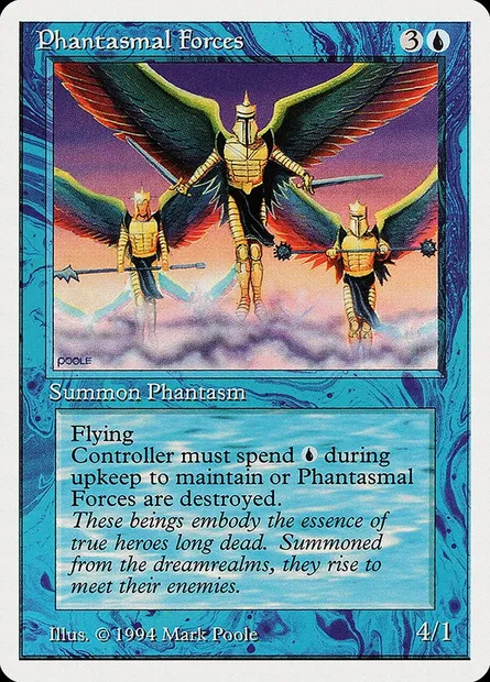 Phantasmal Forces, Magic card SUM 69 — Summer Magic / Edgar set