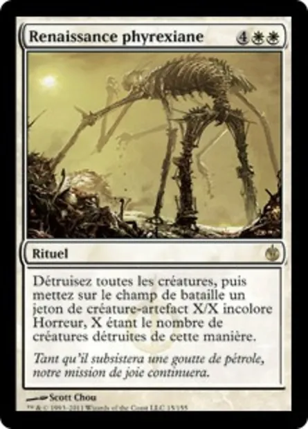 Renaissance phyrexiane, carte Magic MBS 15 — extension Mirrodin assiégé