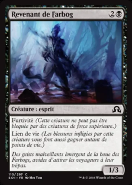 Revenant de Farbog, carte Magic SOI 110 — extension Ténèbres sur Innistrad