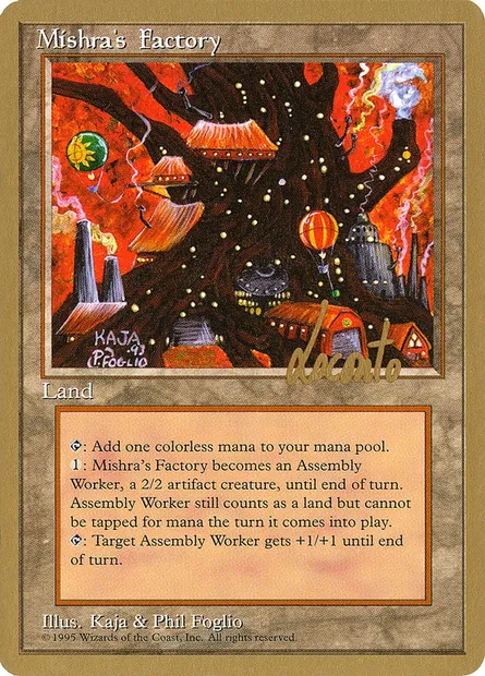 Usine de Mishra, carte Magic PTC ml361 — extension Pro Tour Collector Set