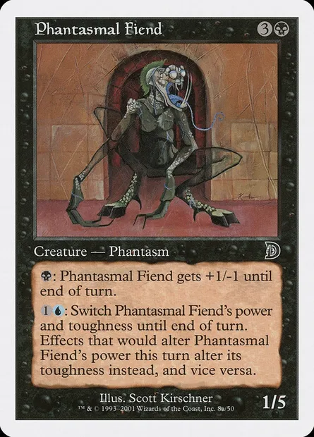 Phantasmal Fiend, Magic card DKM 8a — Deckmasters set