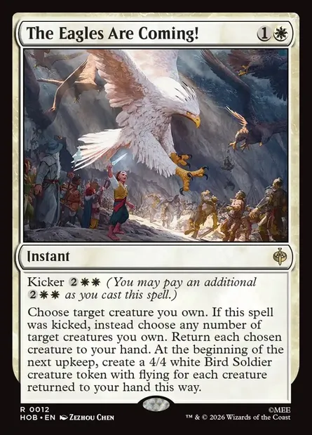 The Eagles Are Coming!, Magic card HOB 12 — The Hobbit set