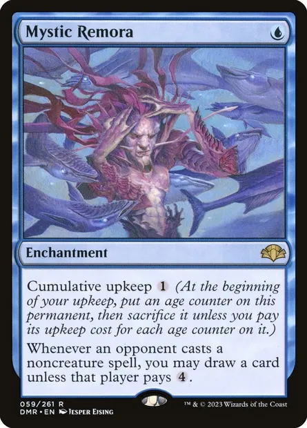 Mystic Remora, Magic card DMR 59 — Dominaria Remastered set