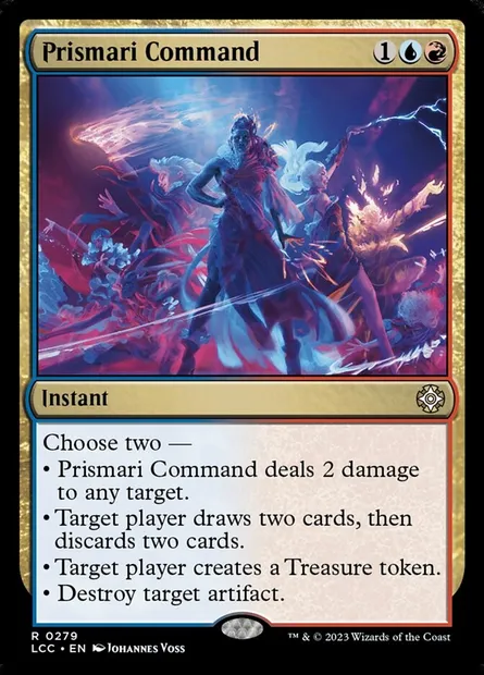 Prismari Command, Magic card LCC 279 — The Lost Caverns of Ixalan Commander set