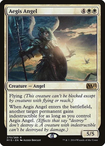 Aegis Angel, Magic card M15 270 — Magic 2015 set