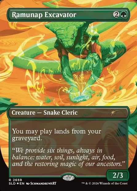Ramunap Excavator, Magic card SLD 2659 — Secret Lair Drop set