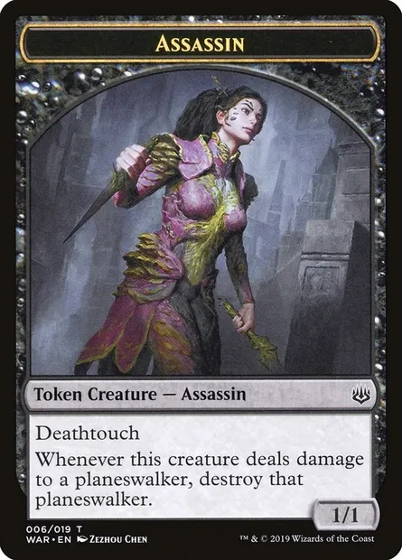 Assassin, Magic card TWAR 6 — War of the Spark Tokens set