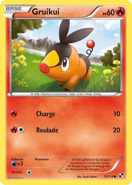 Gruikui, carte Pokémon BLW 15 — extension Noir & Blanc