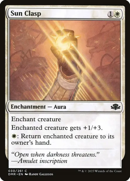 Sun Clasp, Magic card DMR 30 — Dominaria Remastered set