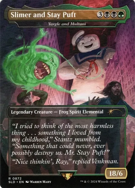 Yargle et Multani, carte Magic SLD 872 — extension Secret Lair Drop