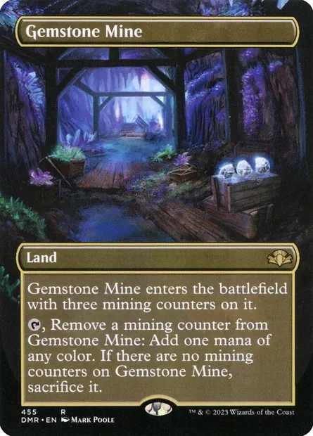 Gemstone Mine, Magic card DMR 455 — Dominaria Remastered set