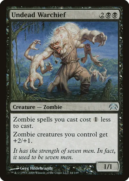 Undead Warchief, Magic card HOP 44 — Planechase set