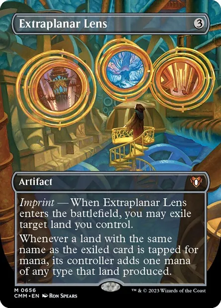 Extraplanar Lens, Magic card CMM 656 — Commander Masters set