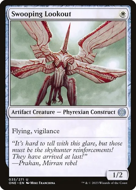 Swooping Lookout, Magic card ONE 35 — Phyrexia: All Will Be One set