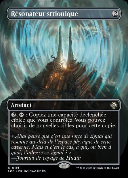 Résonateur strionique, carte Magic LCC 116 — extension The Lost Caverns of Ixalan Commander