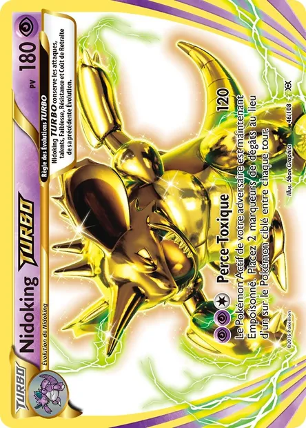 Nidoking TURBO, carte Pokémon EVO 46 — extension Évolutions