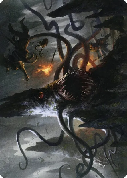 Lurking Roper // Roper, Magic card AAFR 25 — Adventures in the Forgotten Realms Art Series set