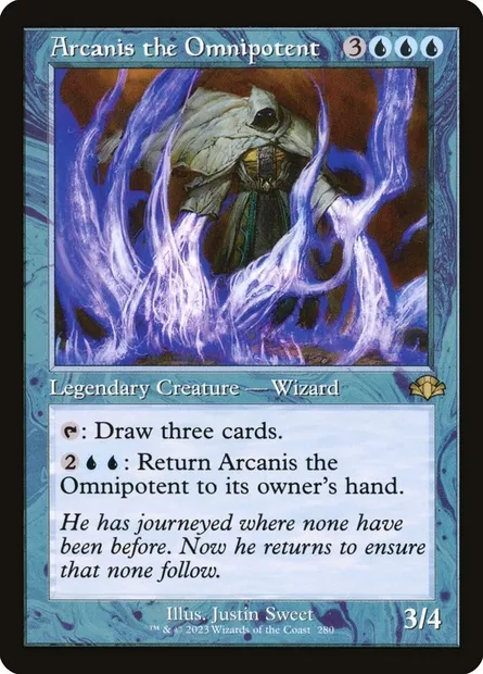 Arcanis the Omnipotent, Magic card DMR 280 — Dominaria Remastered set
