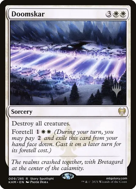 Doomskar, Magic card PKHM 9p — Kaldheim Promos set