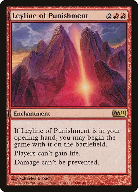 Leyline of Punishment, Magic card M11 148 — Magic 2011 set