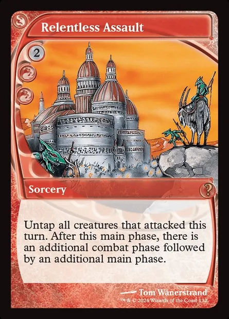Relentless Assault, Magic card MB2 132 — Mystery Booster 2 set