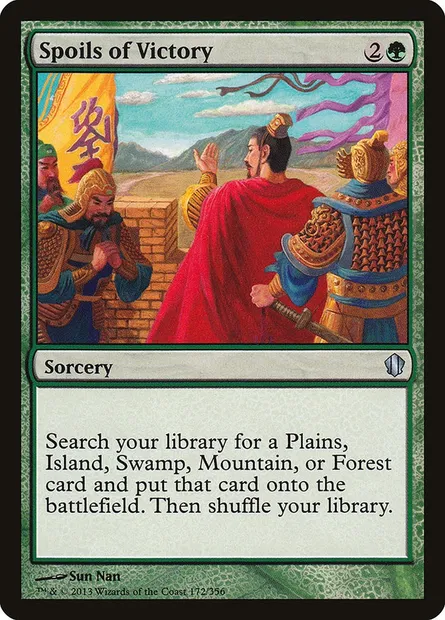 Spoils of Victory, Magic card C13 172 — Commander 2013 set