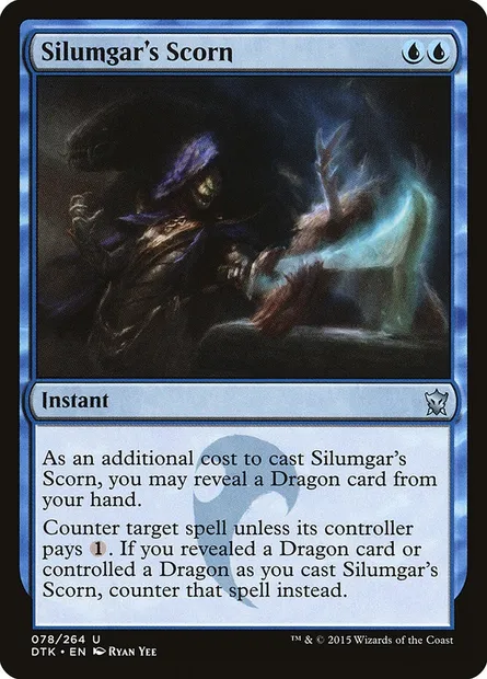 Silumgar's Scorn, Magic card DTK 78 — Dragons of Tarkir set