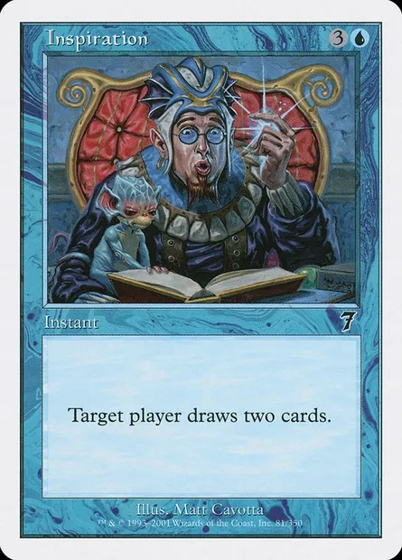 Inspiration, Magic card 7ED 81 — Seventh Edition set
