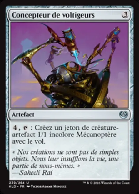 Concepteur de voltigeurs, carte Magic KLD 239 — extension Kaladesh