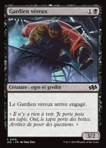 Gardien véreux, carte Magic J25 416 — extension Foundations Jumpstart