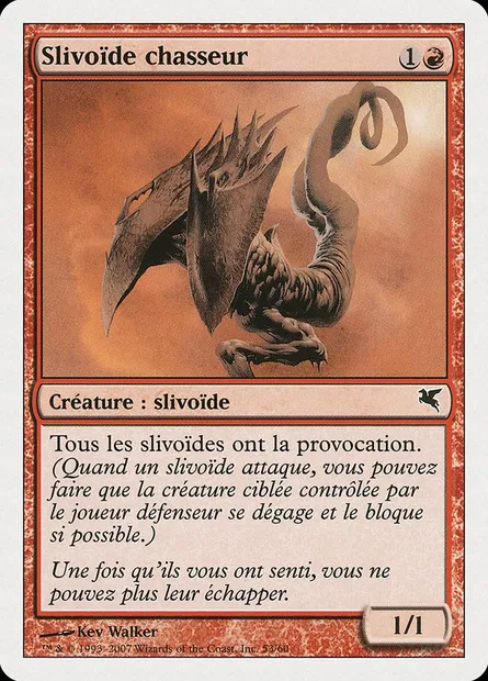 Slivoïde chasseur, carte Magic PSAL D53 — extension Salvat 2005