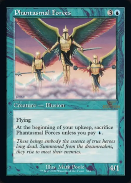 Phantasmal Forces, Magic card 30A 364 — 30th Anniversary Edition set