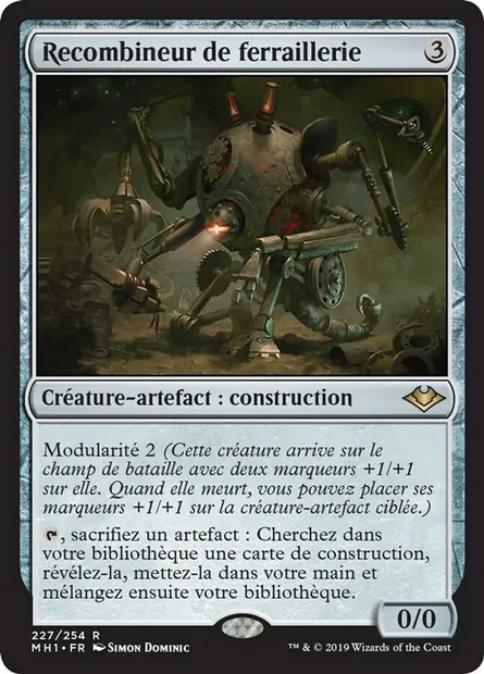 Recombineur de ferraillerie, carte Magic MH1 227 — extension Horizons du Modern