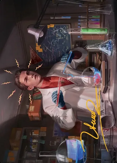 Peter Parker // Peter Parker, Magic card ASPM 3 — Marvel's Spider-Man Art Series set