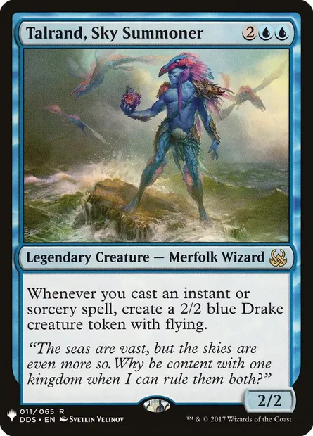 Talrand, Sky Summoner, Magic card PLST DDS-11 — The List set