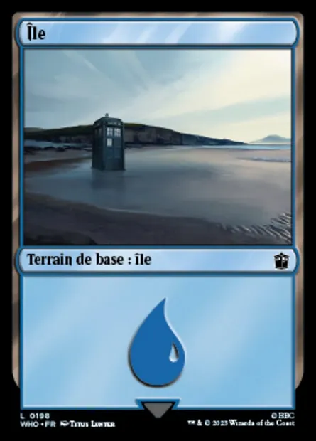 Île, carte Magic WHO 198 — extension Doctor Who