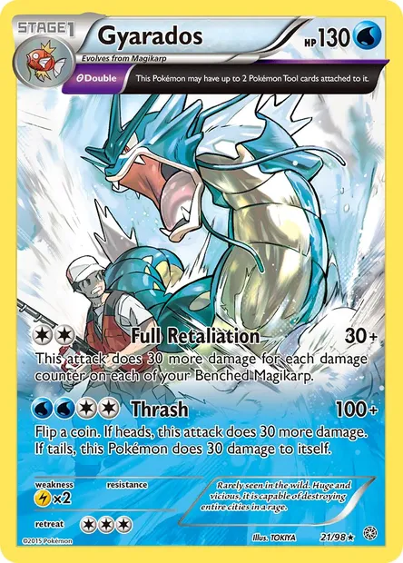 Gyarados, Pokémon card AOR 21 — Ancient Origins set