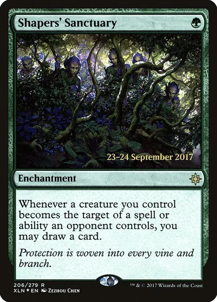 Shapers' Sanctuary, Magic card PXLN 206s — Ixalan Promos set