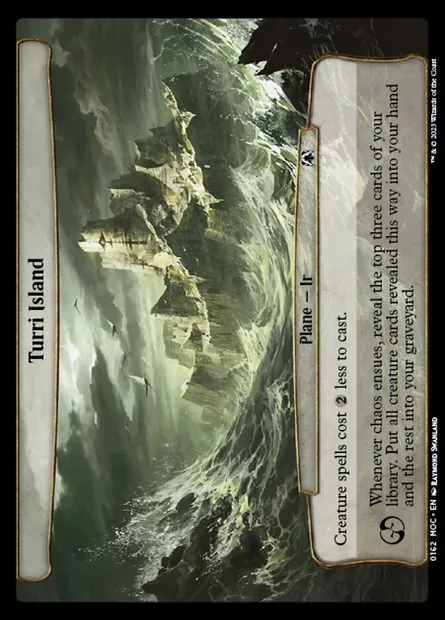 Turri Island, Magic card MOC 162 — March of the Machine Commander set
