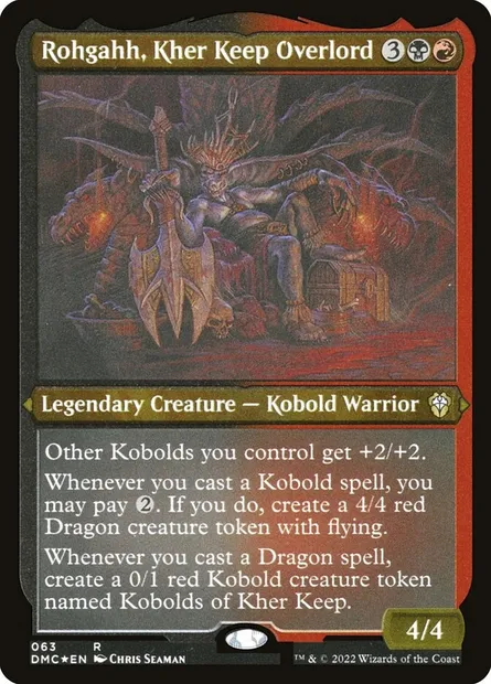 Rohgahh, Kher Keep Overlord, Magic card DMC 63 — Dominaria United Commander set